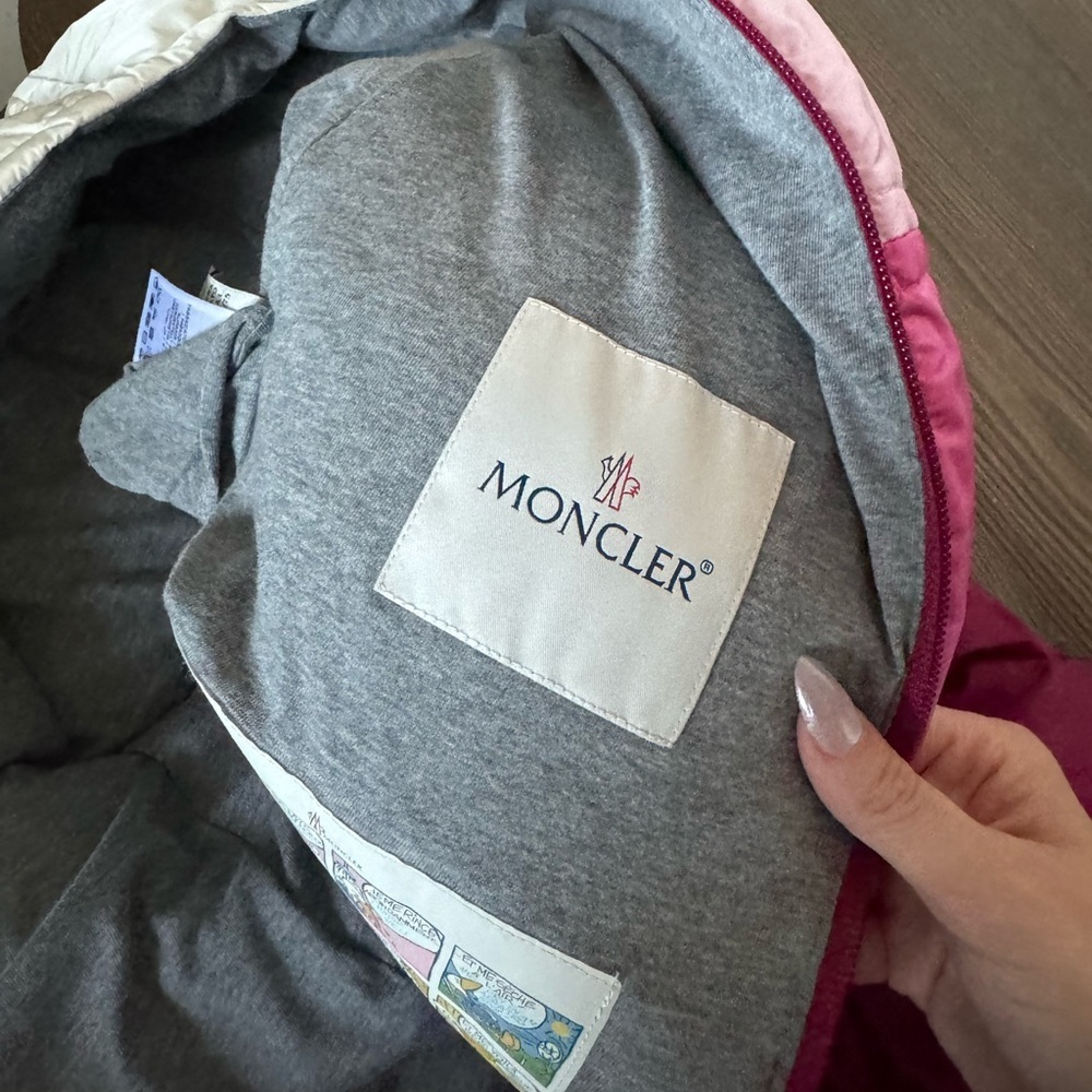 Mocler Girls Winter Stroller insert infant newborn pink striped - Picture 5 of 8